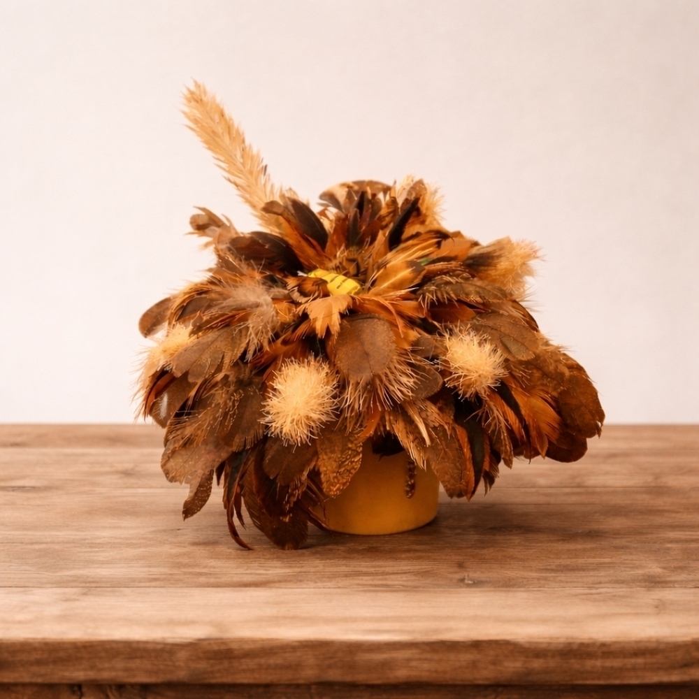 ARTISAN Peacock Rooster Feathers Arrangement by Sheridan